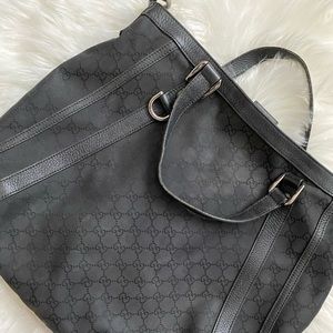 Gucci tote/black [missing extra handle]